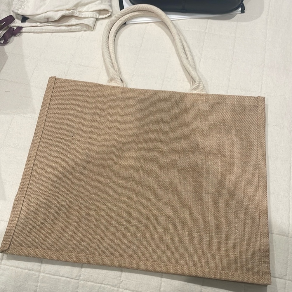 Muji tote bag hemp